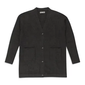 Amiri Black LONG CASHMERE CARDIGAN