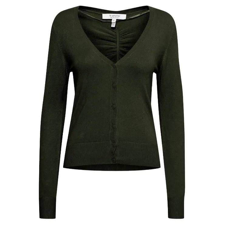 b.young Cardigan Lavorato a Maglia Pimba 20811102 190509 alghe