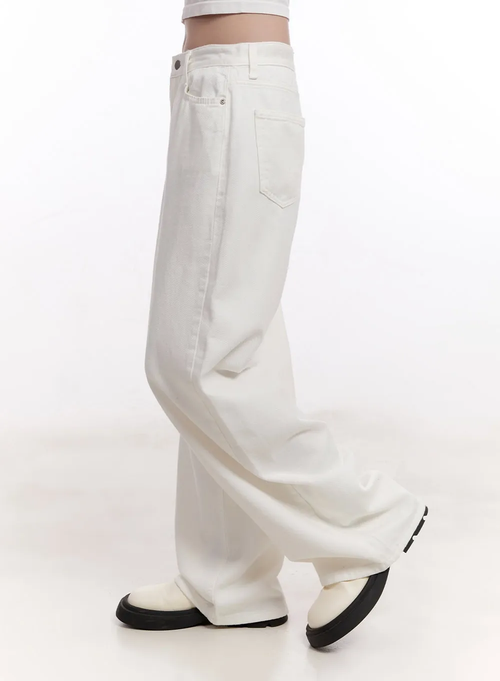 Classic Cotton Straight-Leg Pants CM527