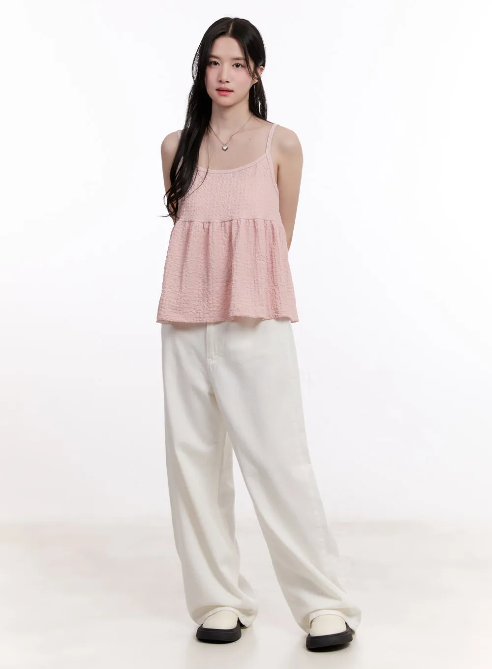 Classic Cotton Straight-Leg Pants CM527