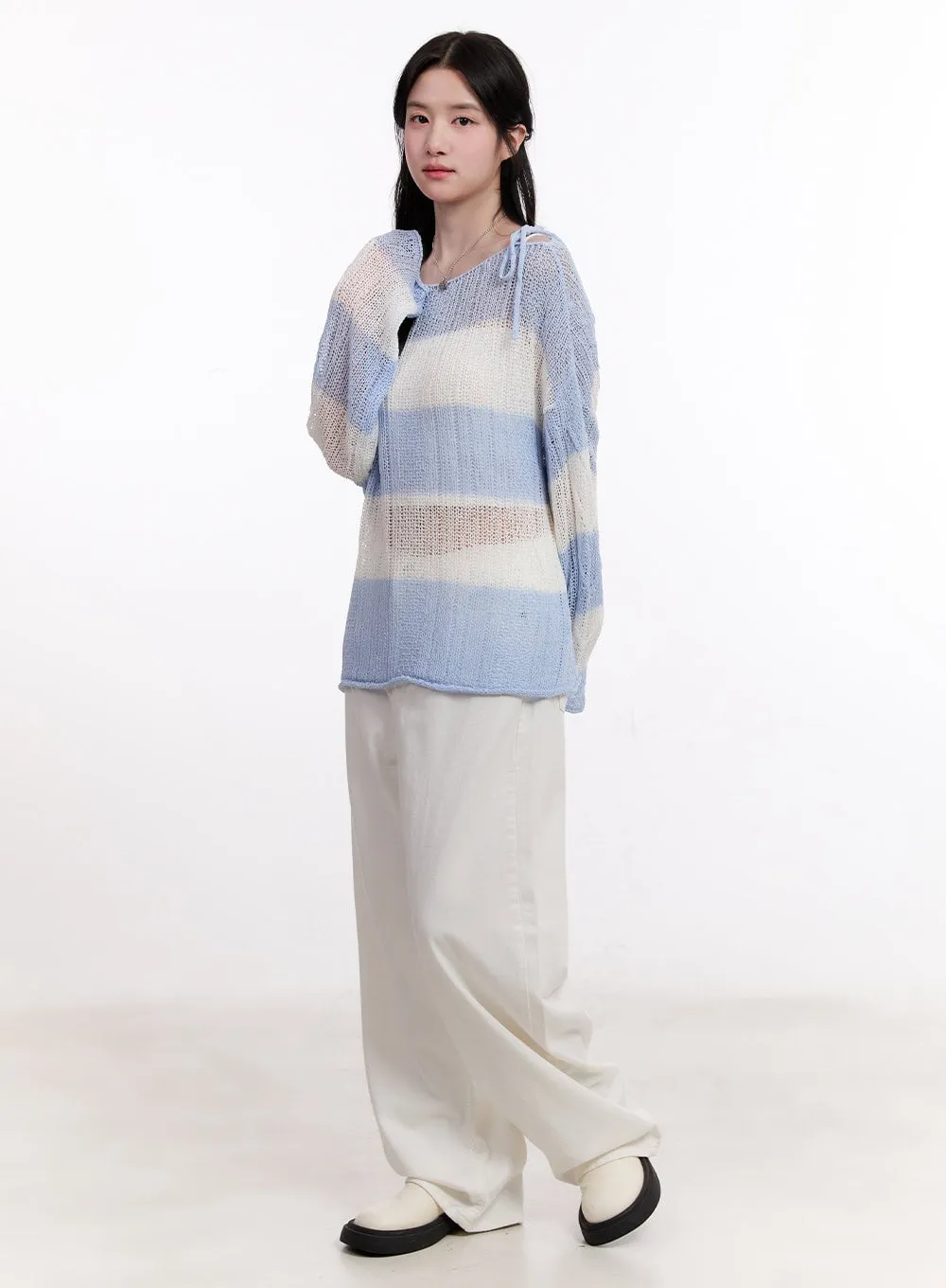 Classic Cotton Straight-Leg Pants CM527