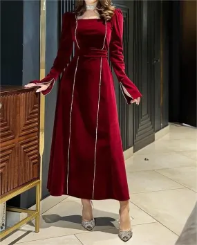 Elegant Velvet Dress