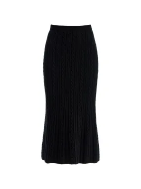 Flared Skirt - Knitted Wool