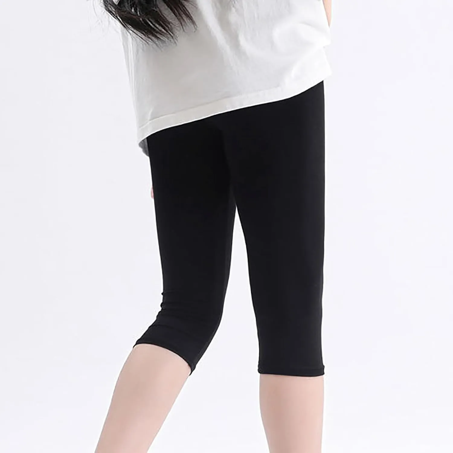 Girl's Leggings High Waisted Full Length Lightweight Baggy Pants Classic Sports Workout Running Yoga Pants