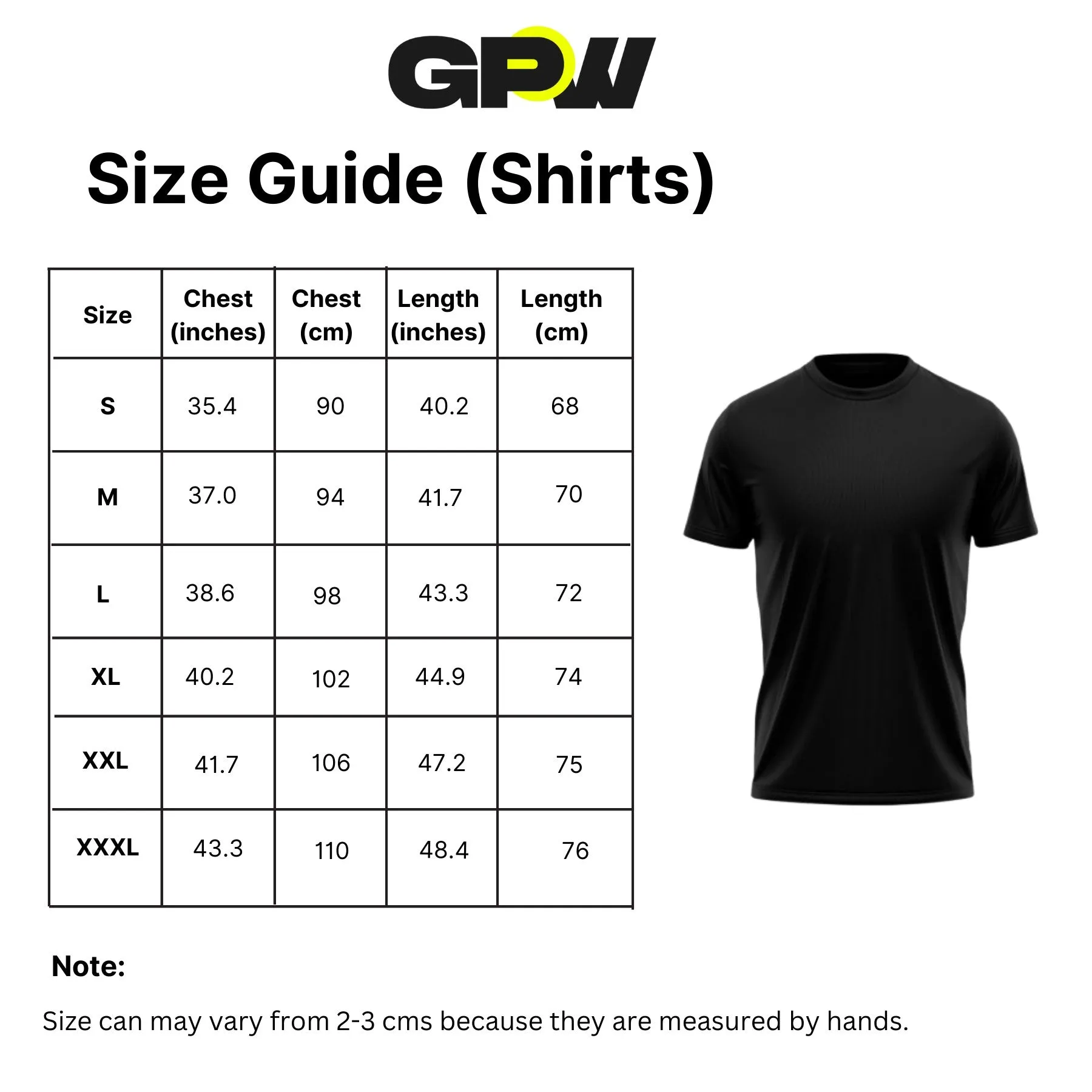 GPW Men's Oversized Cotton T-Shirt - Casual Gym Fitness Tee