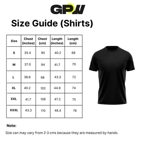 GPW Men's Oversized T-Shirt - Casual Gym Bodybuilding Top