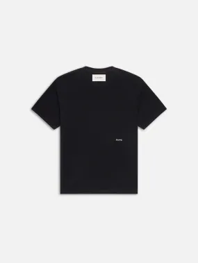 Jacquard Relaxed Tee -- Black