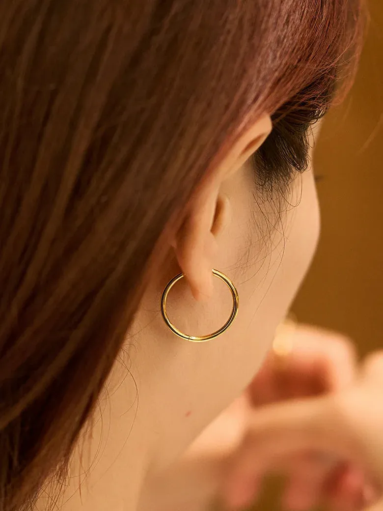 Large Hoop Earrings