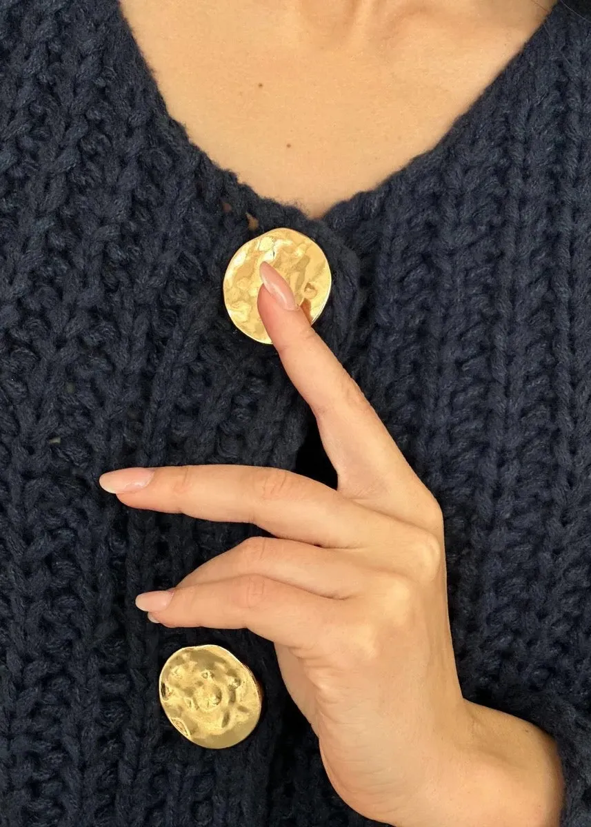 Laurie Golden Buttons Knitted Cardigan