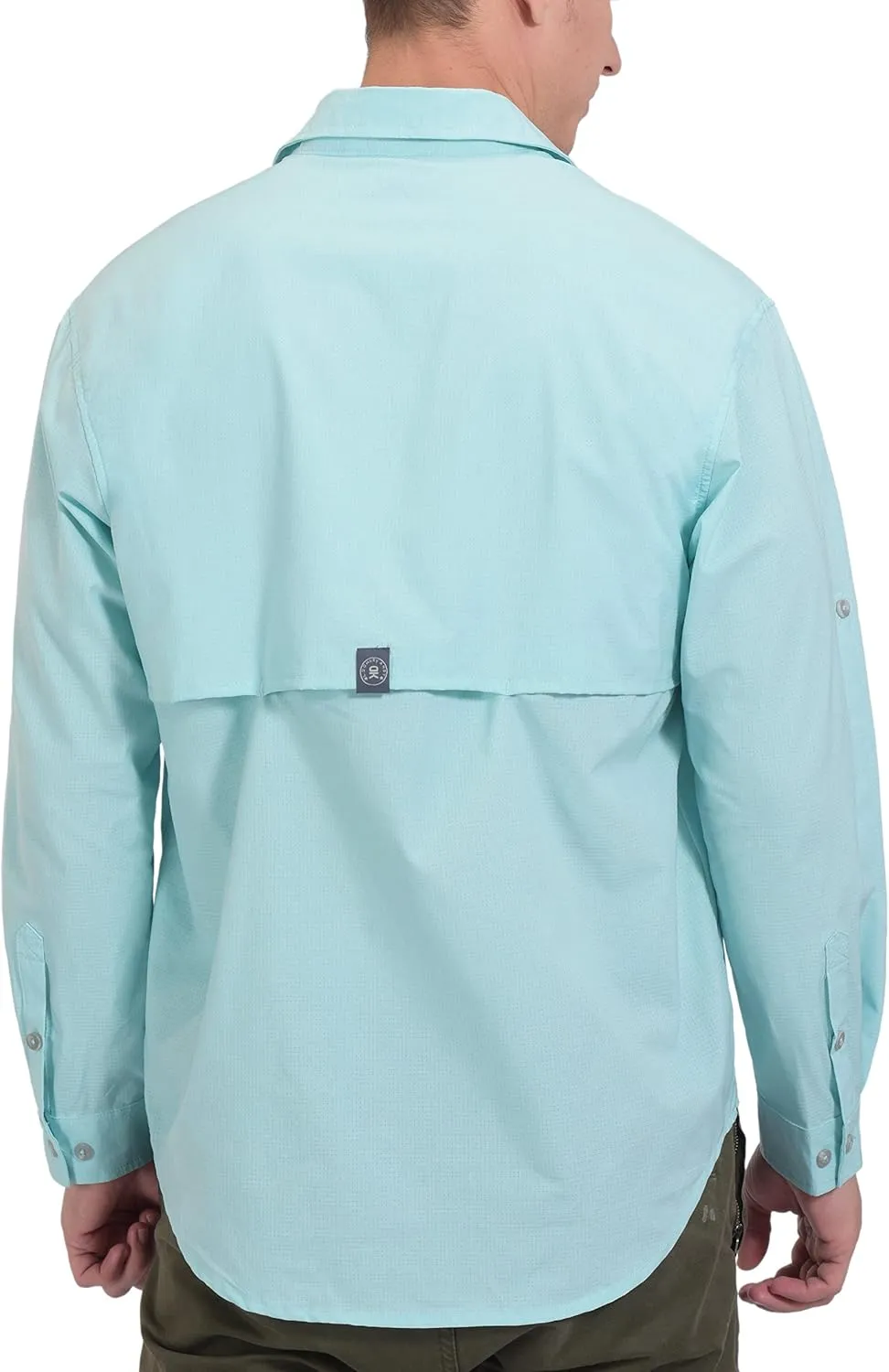 Little Donkey Andy Men's UPF 50  UV Protection Shirt, Breathable Long Sleeve Fishing Hiking Shirt, Air-Holes Tech