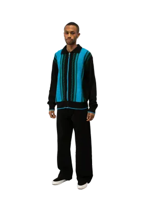 Logo Zip Cardigan Knit