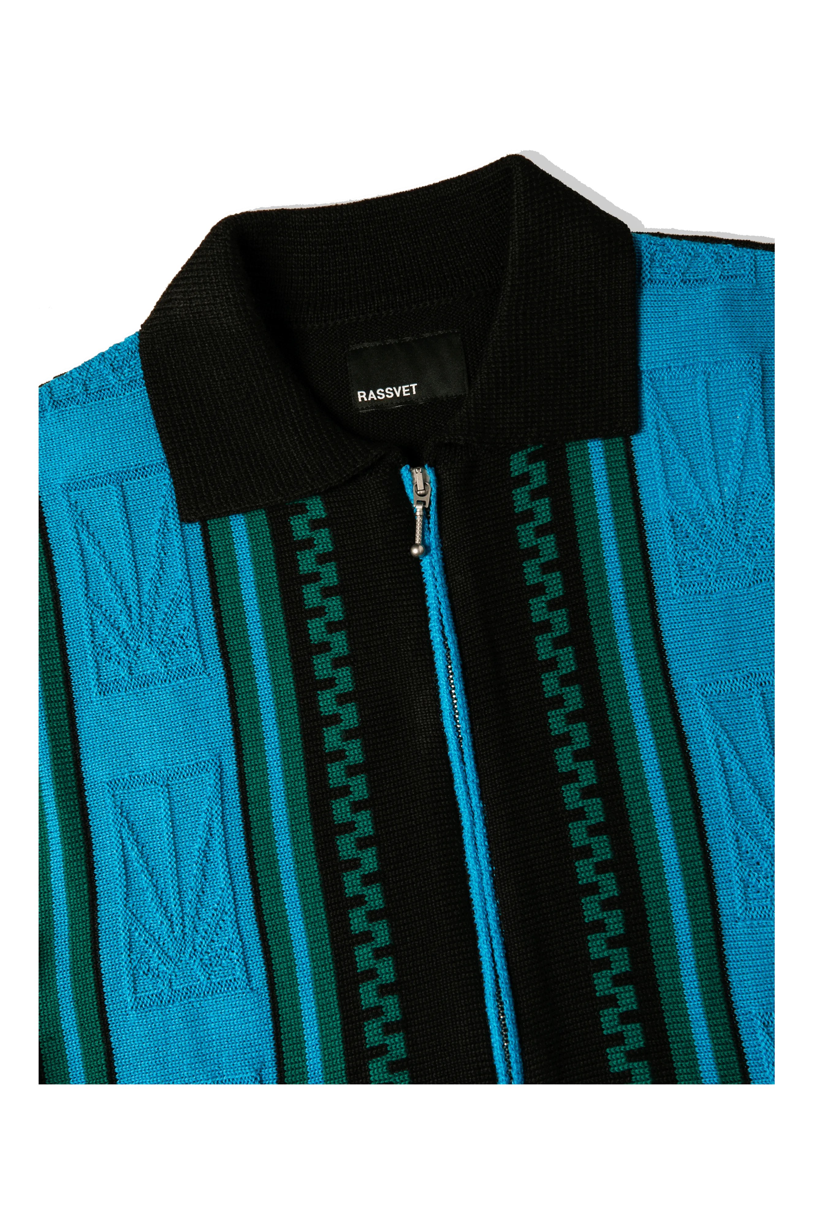 Logo Zip Cardigan Knit