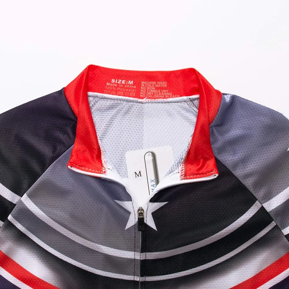 Men's Bike Shirt Tops 3D Long Sleeve Cycling Jersey Breathable Bike Jacket Biking Cycle Shirt
