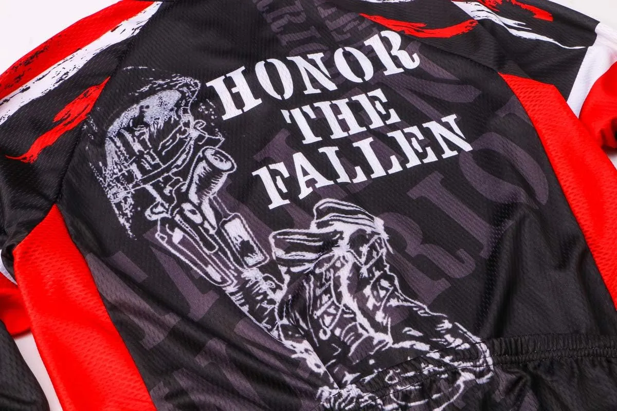 Men's Bike Shirt Tops 3D Long Sleeve Cycling Jersey Breathable Bike Jacket Biking Cycle Shirt