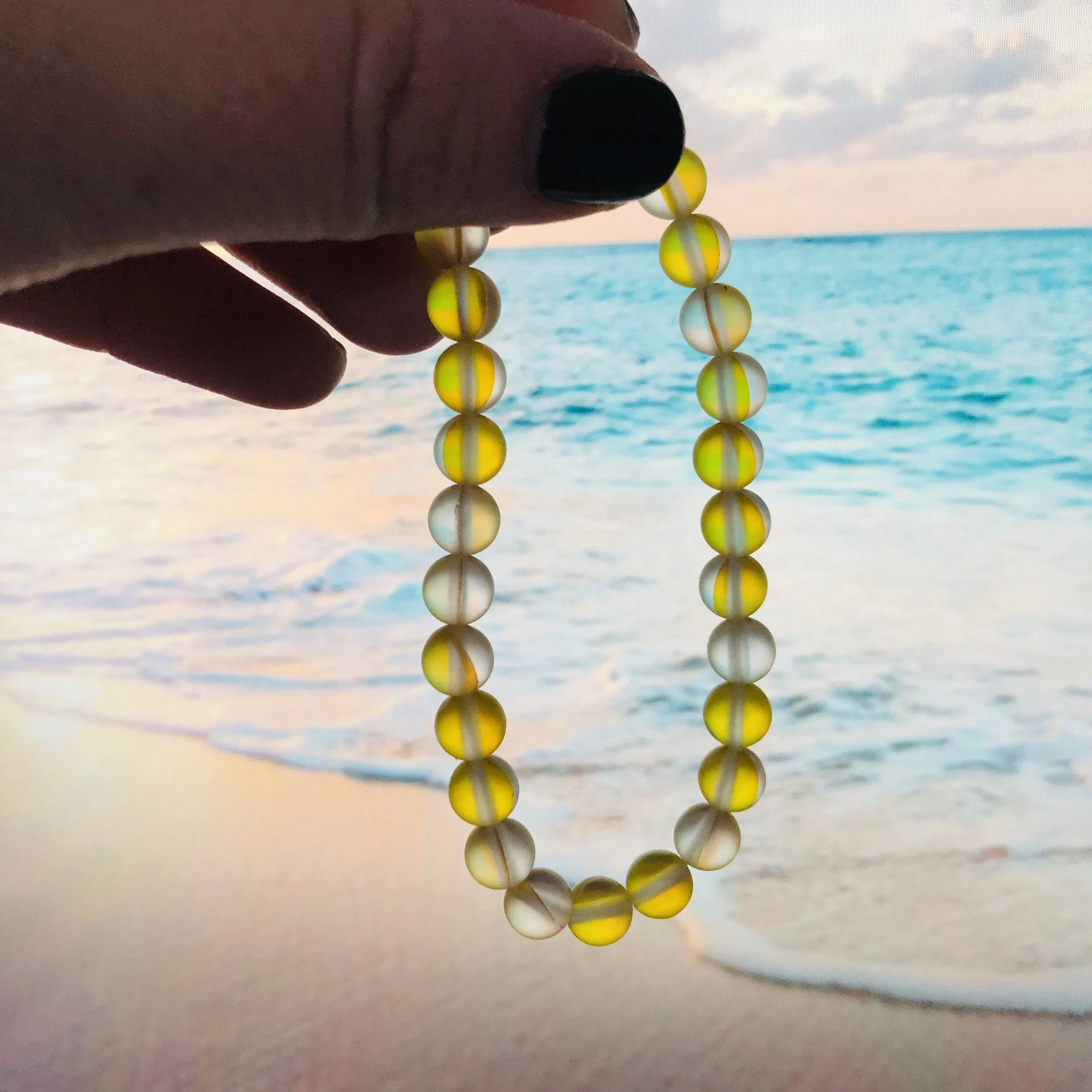 Mermaid Glass Bead Bracelets