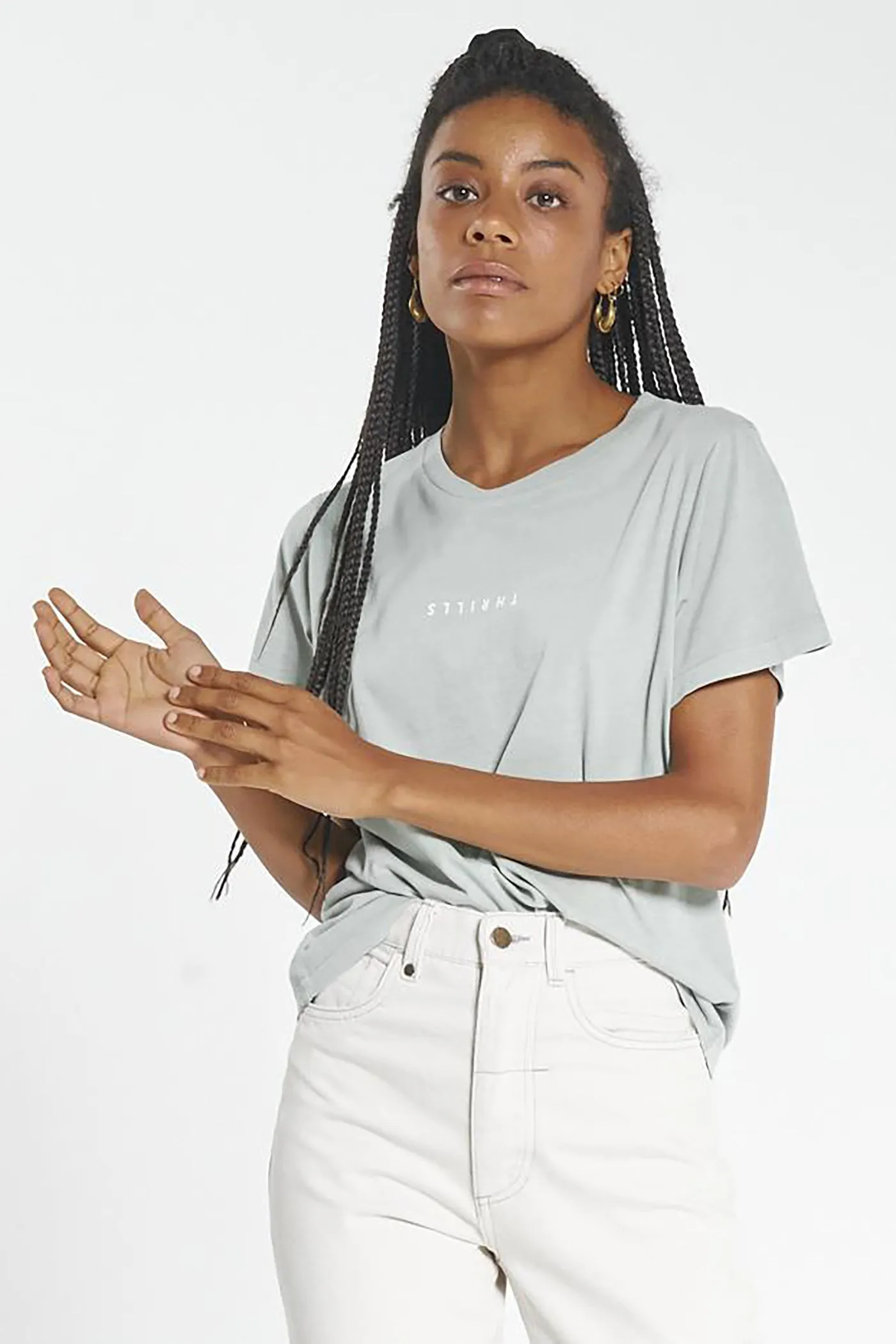 Minimal Thrills Relaxed Tee Eucalyptus