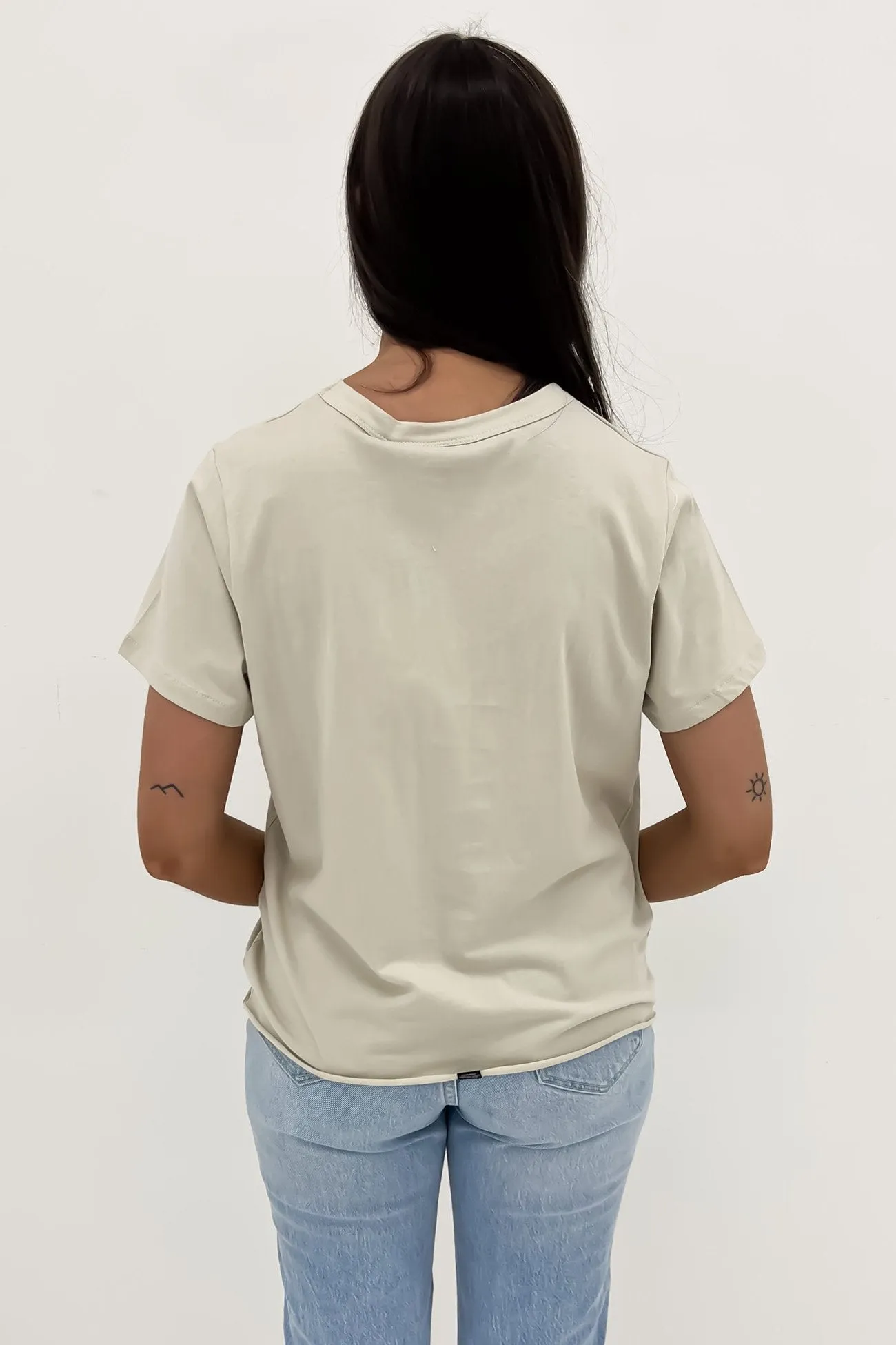 Minimal Thrills Relaxed Tee Oatmeal