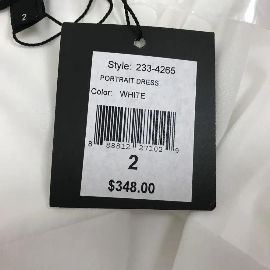 Nanette Lepore White Color Elegant Dress