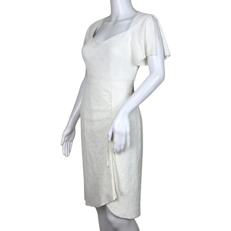 Nanette Lepore White Color Elegant Dress