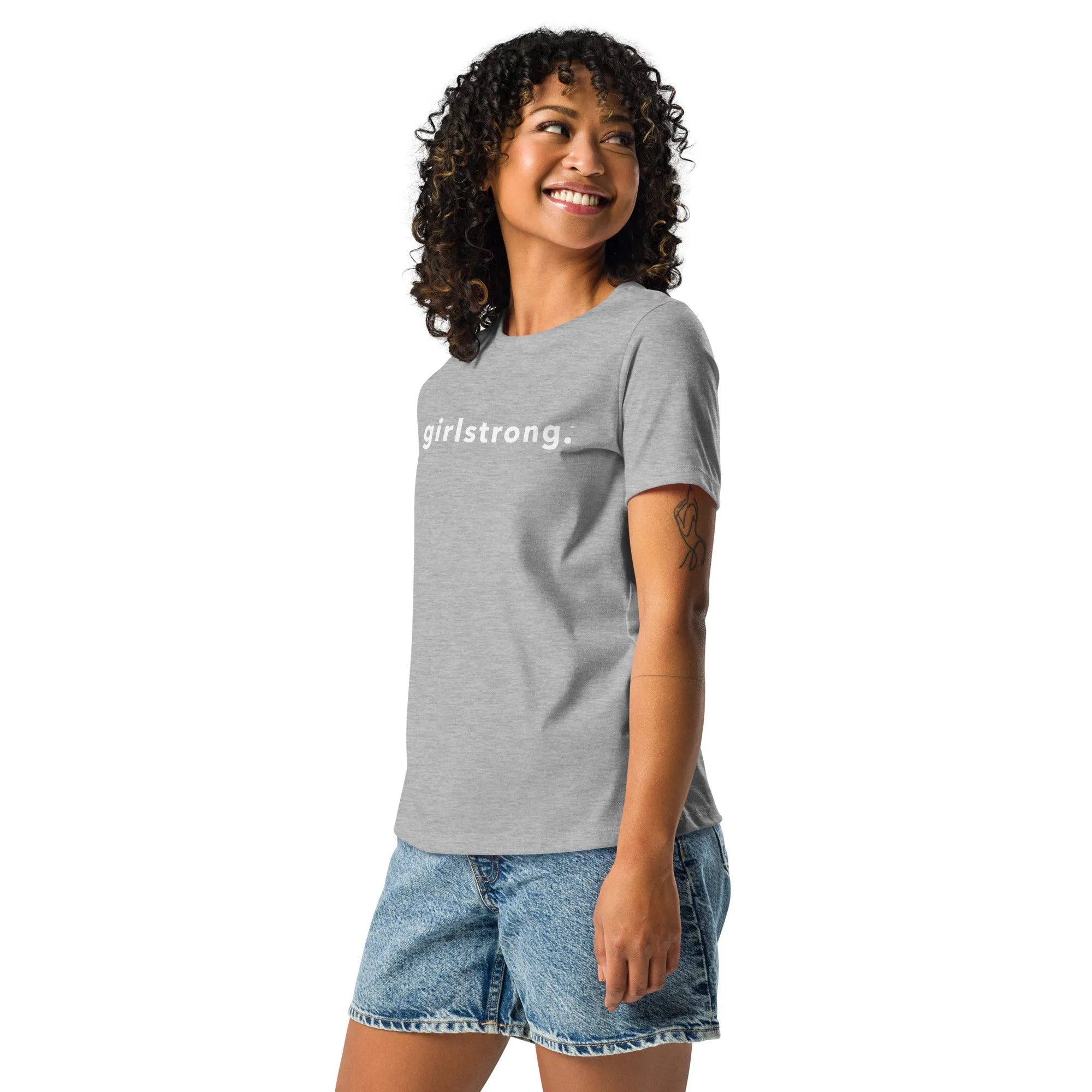 PERFECT FEMME FITTED RELAXED TEE ATHLETIC GREY
