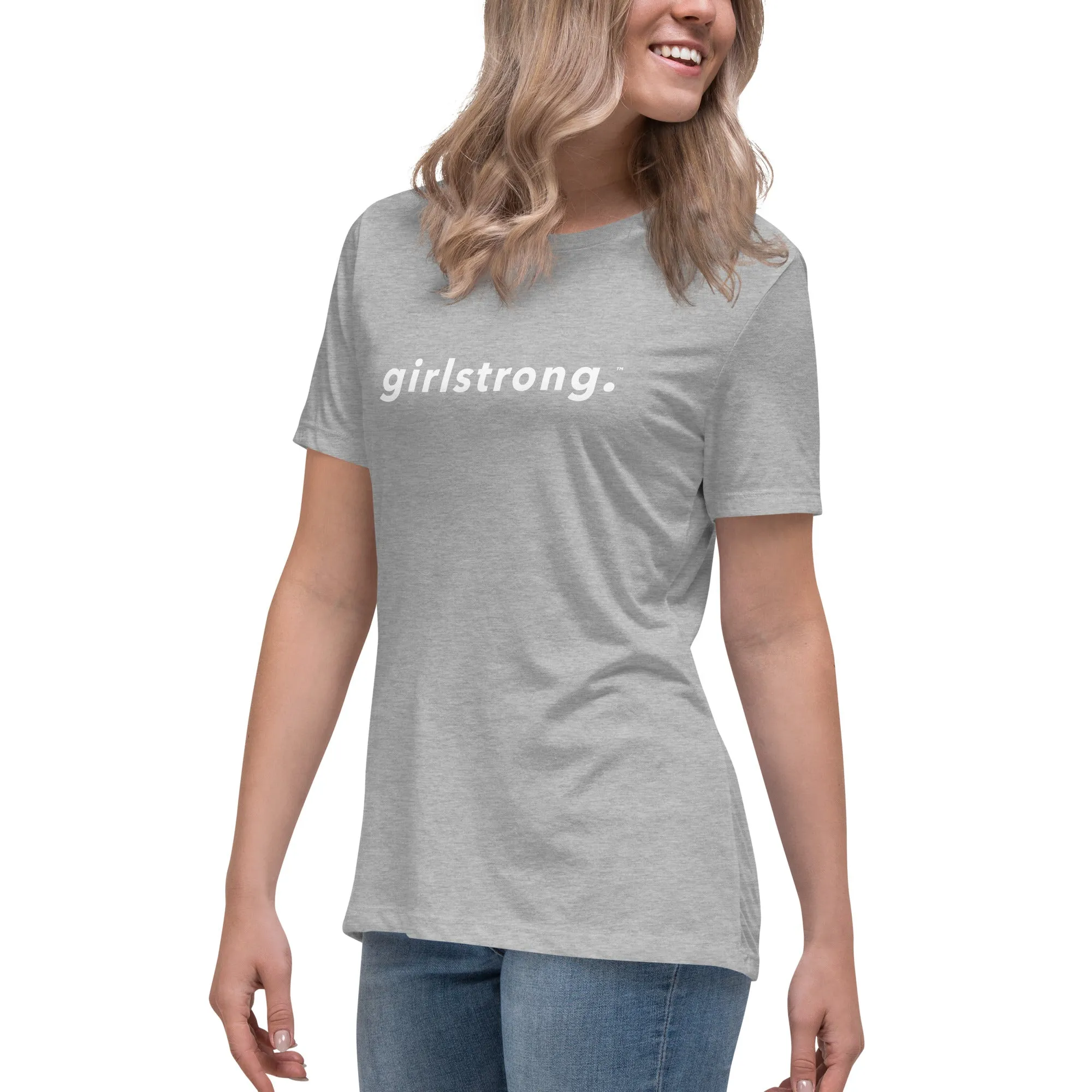 PERFECT FEMME FITTED RELAXED TEE ATHLETIC GREY