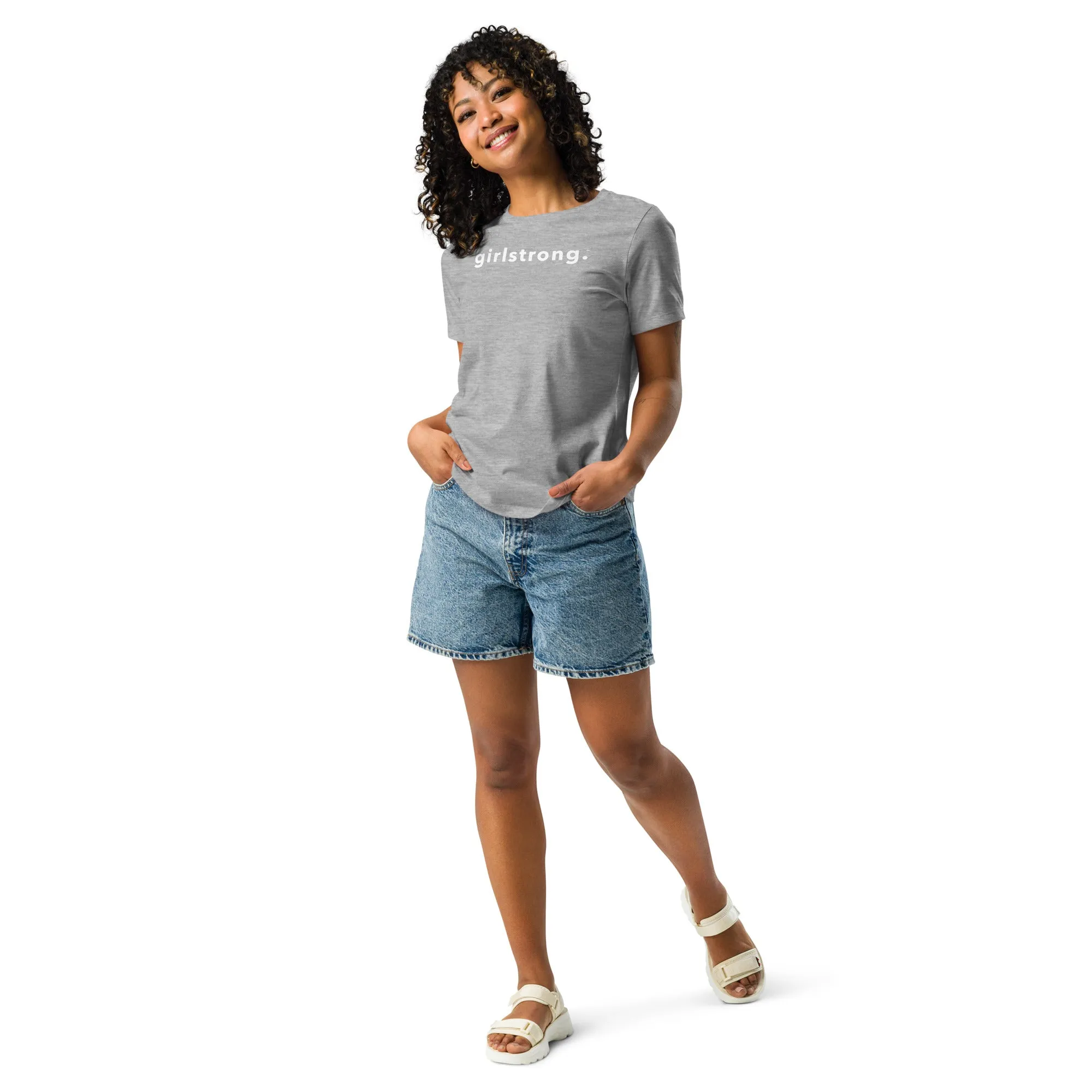PERFECT FEMME FITTED RELAXED TEE ATHLETIC GREY