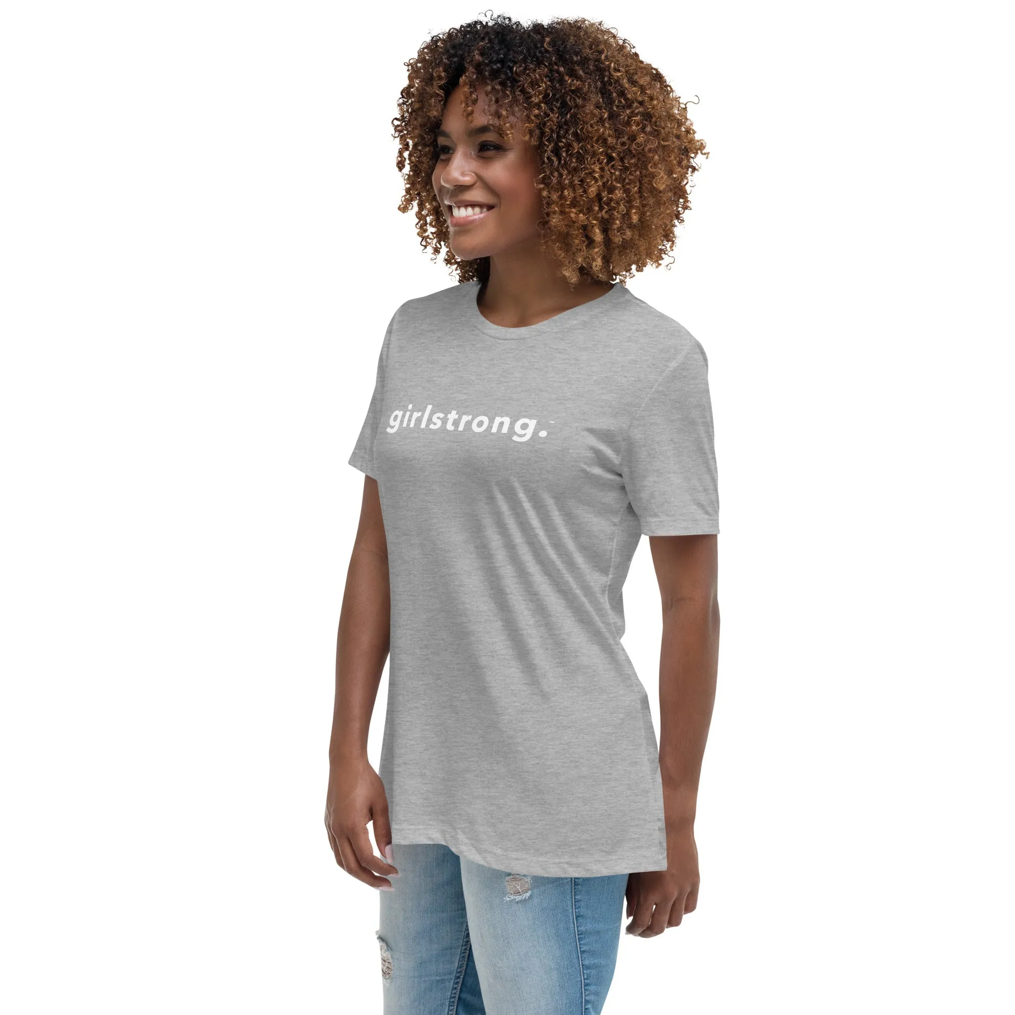 PERFECT FEMME FITTED RELAXED TEE ATHLETIC GREY