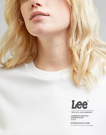 Relaxed Crew Tee - Ecru