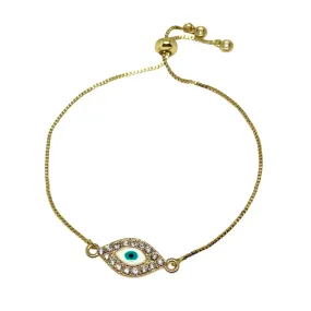 Shimmer Eye Slider Bracelet