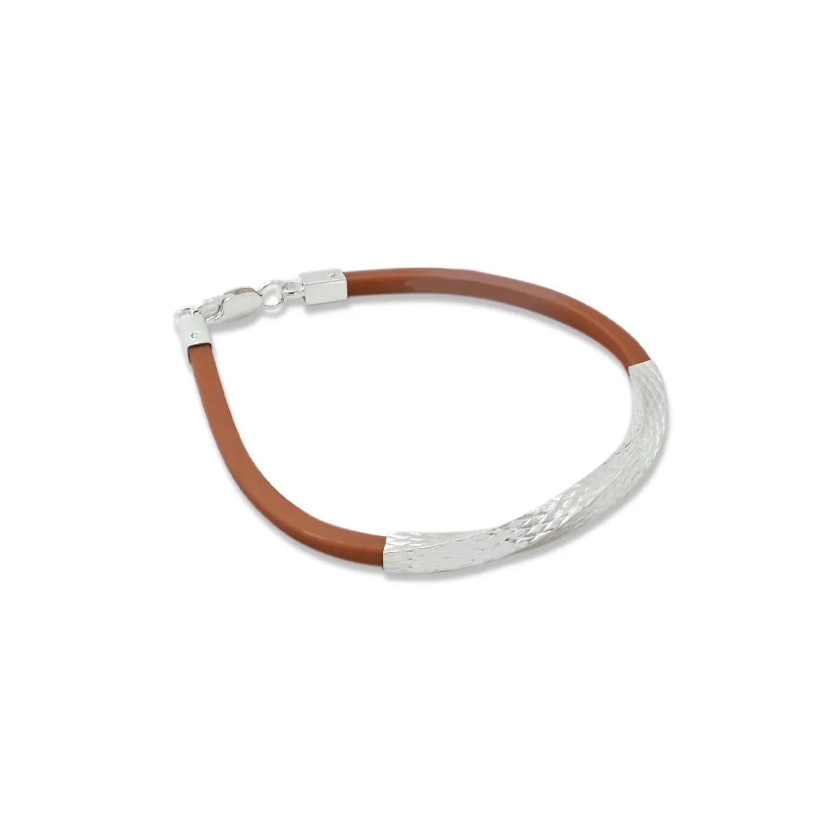 Silver Classical Trendy Brown Girls Bracelet