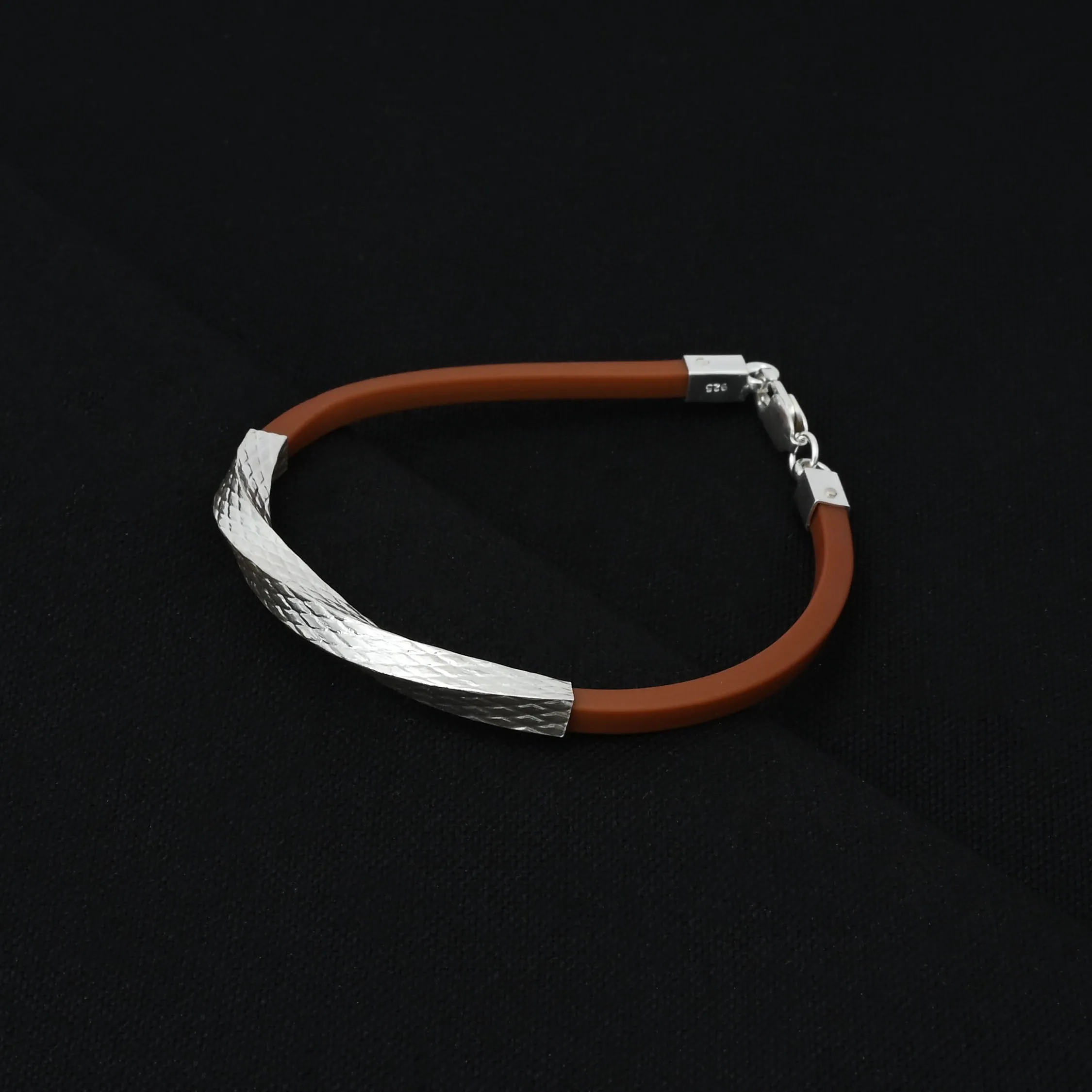 Silver Classical Trendy Brown Girls Bracelet
