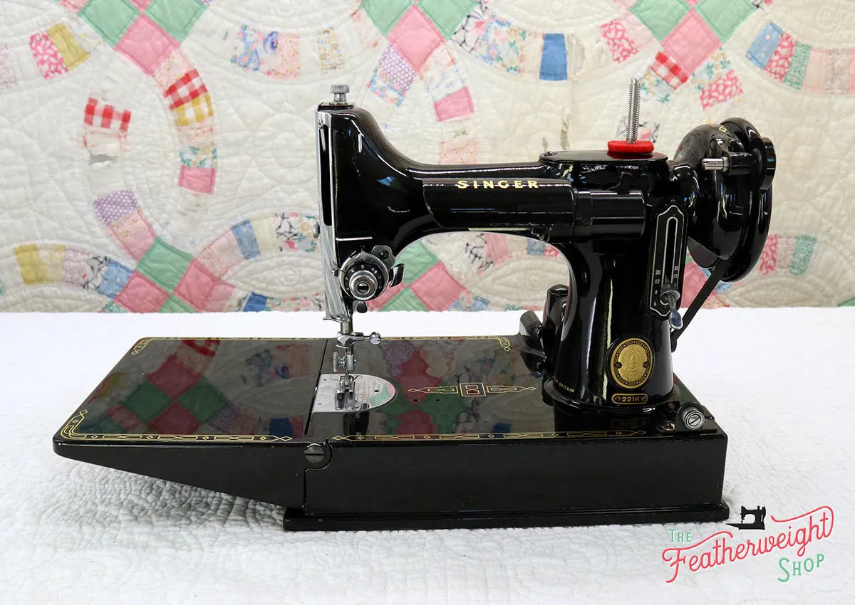 Singer Featherweight 221K Sewing Machine EL539***