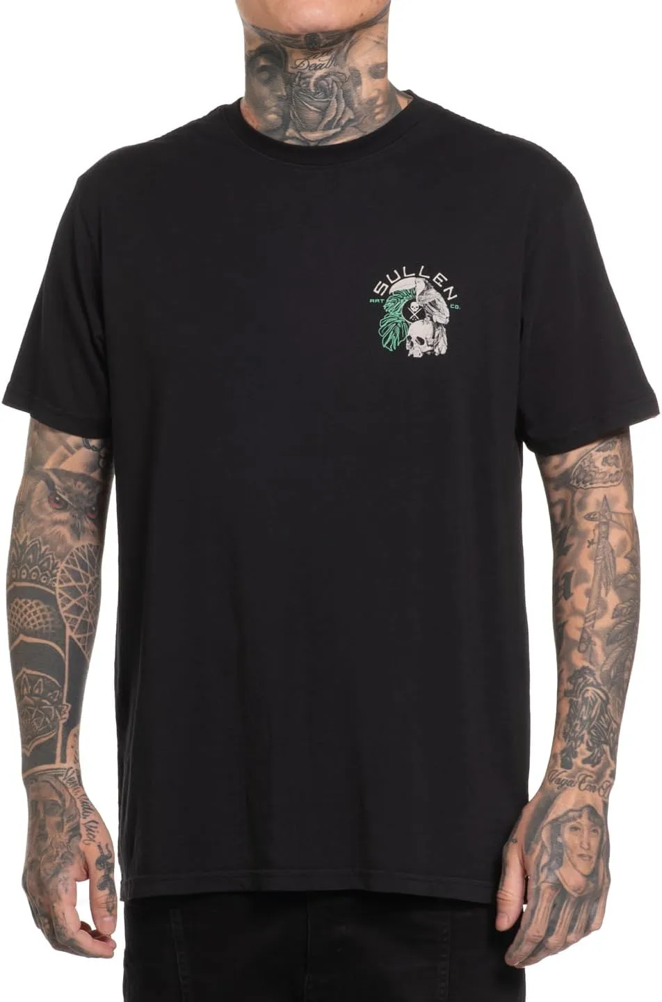 Sullen Men's Birds of Paradise Choloha Capsule Tattoo Lifestyle Graphic Premium Short Sleeve Tee