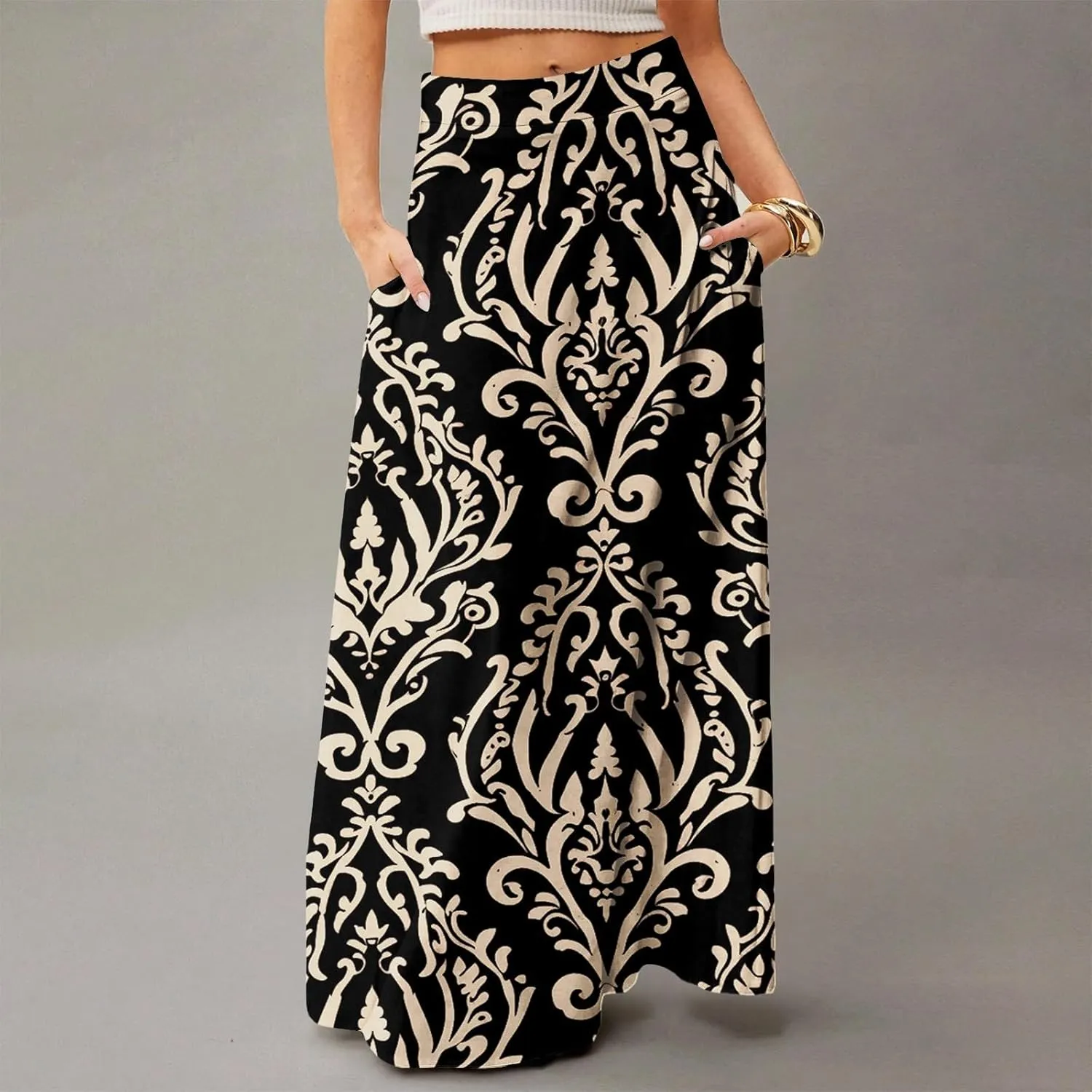 Summer Skirts for Women, Beach Elegantes Casual Boho Trendy Womens Skirts