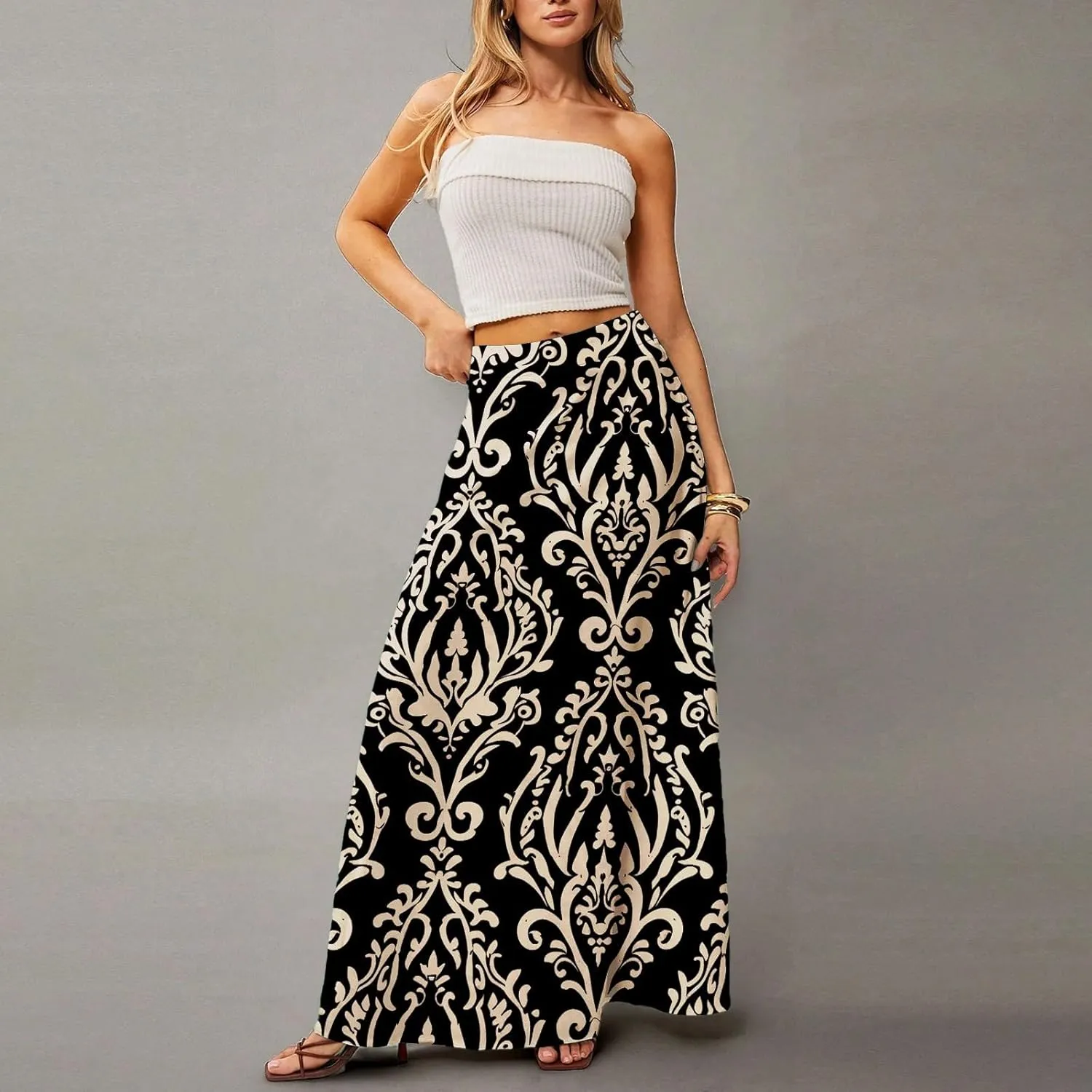 Summer Skirts for Women, Beach Elegantes Casual Boho Trendy Womens Skirts