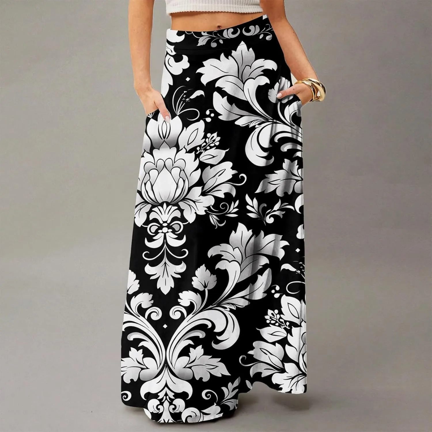 Summer Skirts for Women, Beach Elegantes Casual Boho Trendy Womens Skirts