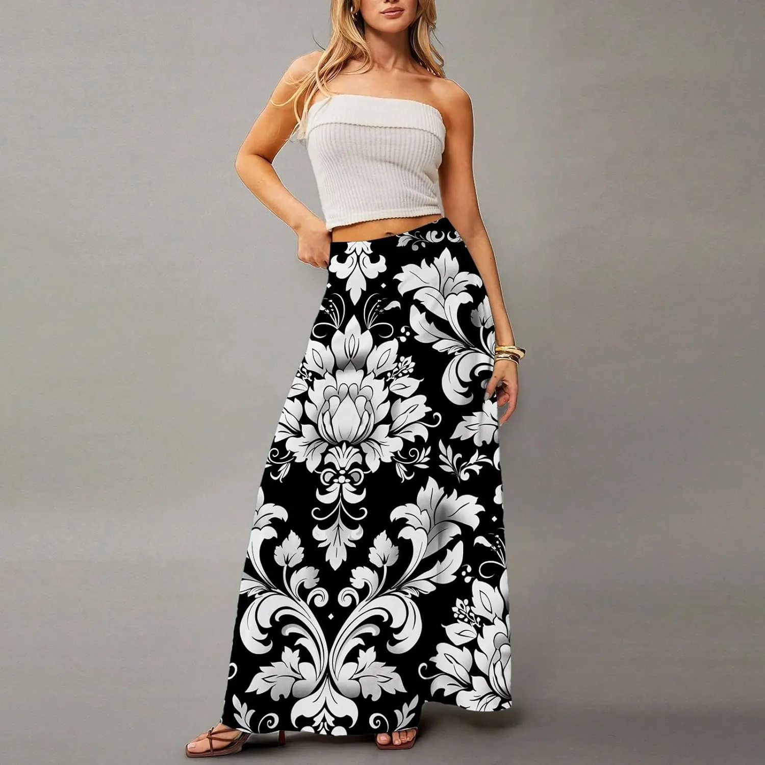 Summer Skirts for Women, Beach Elegantes Casual Boho Trendy Womens Skirts