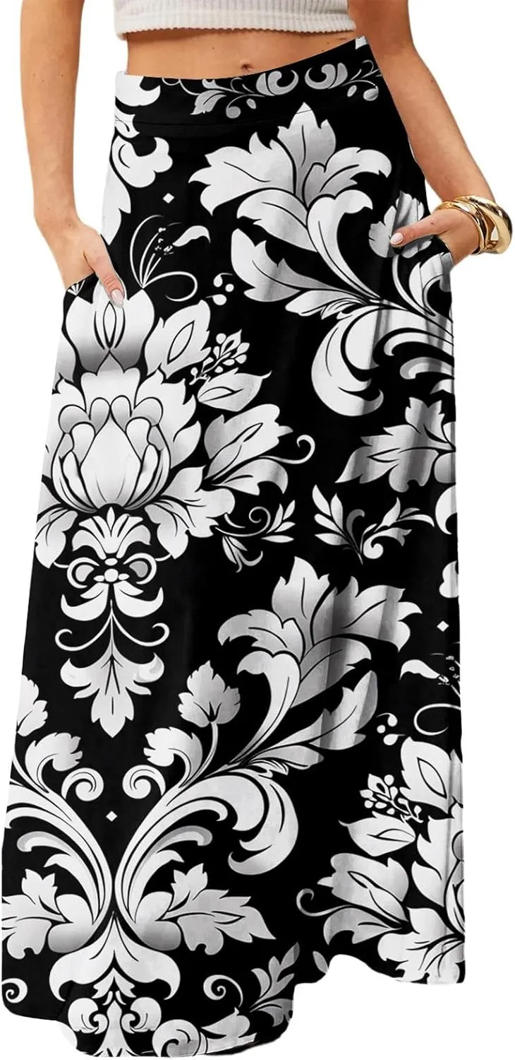 Summer Skirts for Women, Beach Elegantes Casual Boho Trendy Womens Skirts