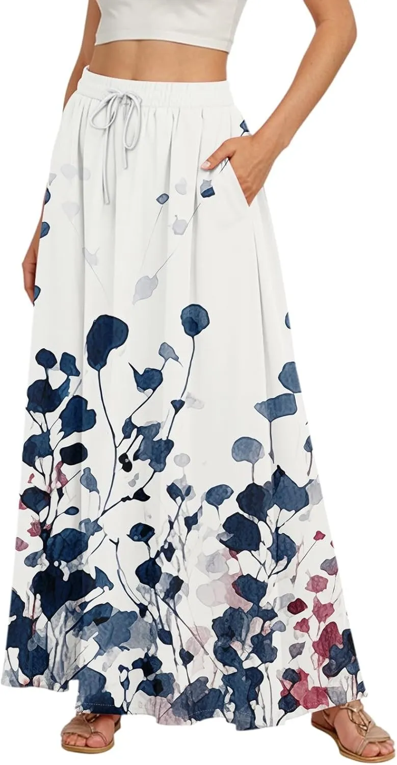 Summer Skirts for Women, Maxi Vacation Elegantes Beach Boho Womens Skirts