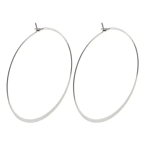 TILLY large hoop earrings silver-plated