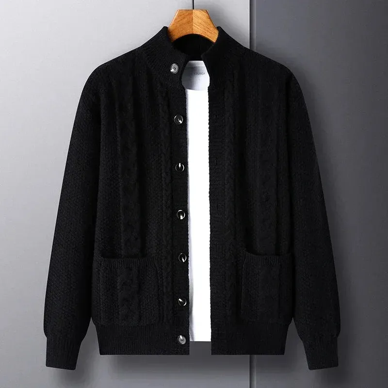 Wisland Plaid Wool Cardigan